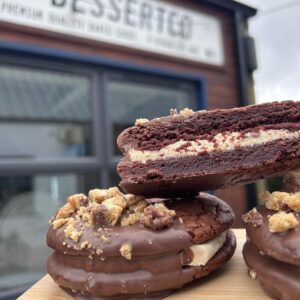 Cookie Dough Brownie Sandwich
