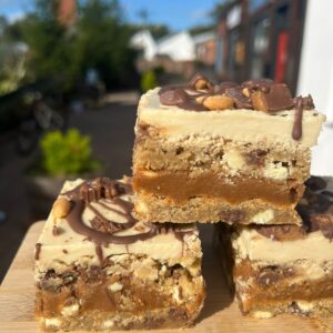 Reece’s Caramel Cookie Block