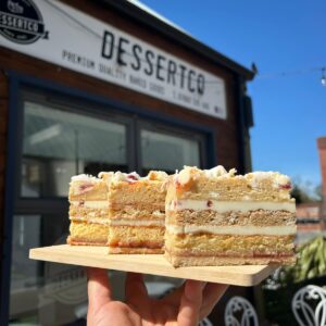 Ultimate Cherry Bakewell Stack