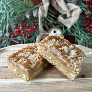 Toffee Apple Crumble Blondie