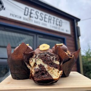 Chocolate Swirl Banana Bread Muffin